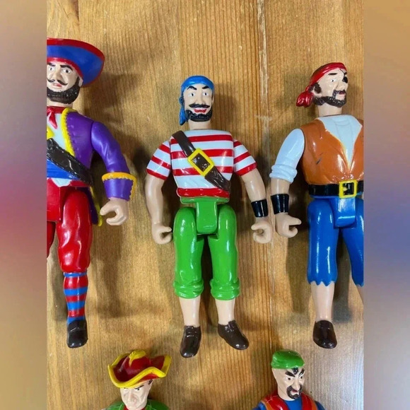 Imperial Toys - 1990 - Pirates of the High Seas - Rare - 5 Figures 🏴☠️ Vintage - Picture 12 of 13